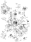 Part Location Diagram of 34919B Tecumseh Cylinder
