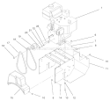 Engine Diagram and Parts List for 38051 000000001-000999999 - 2000 Toro Snow Blower