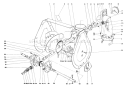 Auger Assembly Diagram and Parts List for 38052C 8000001-8999999 - 1988 Toro Snow Blower