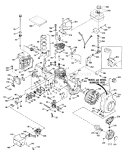 Page E Diagram and Parts List for 38052C 8000001-8999999 - 1988 Toro Snow Blower
