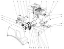 Engine Diagram and Parts List for 38052 2000001-2999999 - 1992 Toro Snow Blower