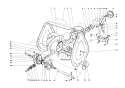 Auger Assembly Diagram and Parts List for 38052 5000001-5999999 - 1985 Toro Snow Blower