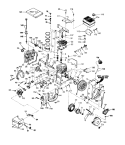 Page E Diagram and Parts List for 38052 5000001-5999999 - 1985 Toro Snow Blower