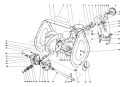 Auger Assembly Diagram and Parts List for 38052 6000001-6999999 - 1986 Toro Snow Blower