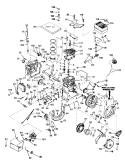 Page E Diagram and Parts List for 38052 6000001-6999999 - 1986 Toro Snow Blower