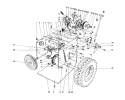 Traction Assembly Diagram and Parts List for 38052 7000001-7999999 - 1987 Toro Snow Blower