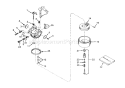 Carburetor Diagram and Parts List for 38052 7000001-7999999 - 1987 Toro Snow Blower