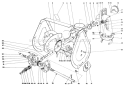 Auger Assembly Diagram and Parts List for 38054 2000001-2999999 - 1992 Toro Snow Blower