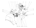 Engine Assembly Diagram and Parts List for 38054 3900001-3999999 - 1993 Toro Snow Blower