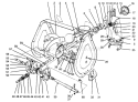Auger Assembly Diagram and Parts List for 38052 69000001-69999999 - 1996 Toro Snow Blower