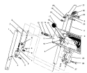 Handle Assembly Right Side Diagram and Parts List for 38052 69000001-69999999 - 1996 Toro Snow Blower