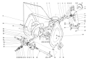 Auger Assembly Diagram and Parts List for 38056C 8000001-8999999 - 1988 Toro Snow Blower