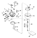 Carburetor Diagram and Parts List for 38056C 8000001-8999999 - 1988 Toro Snow Blower