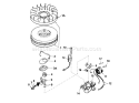 Magneto Diagram and Parts List for 38056 4000001-4999999 - 1984 Toro Snow Blower