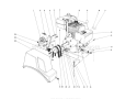 Engine Assembly Diagram and Parts List for 38056 7000001-7999999 - 1987 Toro Snow Blower