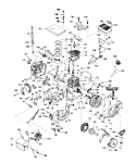 Engine Diagram and Parts List for 38056 7000001-7999999 - 1987 Toro Snow Blower