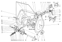 Auger Assembly Diagram and Parts List for 38056 8000001-8999999 - 1988 Toro Snow Blower