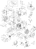 Part Location Diagram of 290538 Tecumseh Engine Mounting Base