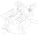Engine Assembly Diagram and Parts List for 38063 220000001-220999999 - 2002 Toro Snow Blower