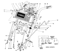 Page E Diagram and Parts List for 38065 0000001-0999999 - 1990 Toro Snow Blower