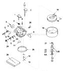 Page B Diagram and Parts List for 38065 8000001-8999999 - 1988 Toro Snow Blower