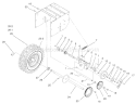 Page K Diagram and Parts List for 38072 200000001-200999999 - 2000 Toro Snow Blower