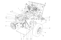 Page H Diagram and Parts List for 38072 3900001-3999999 - 1993 Toro Snow Blower