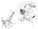 Page F Diagram and Parts List for 38072 6900001-6999999 - 1996 Toro Snow Blower