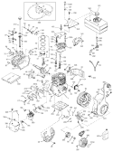 Page E Diagram and Parts List for 38072 7900001-7999999 - 1997 Toro Snow Blower