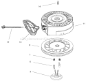 Page H Diagram and Parts List for 38072 9900001-9999999 - 1999 Toro Snow Blower