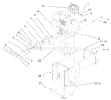 Page E Diagram and Parts List for 38078 220000001-220999999 - 2002 Toro Snow Blower