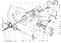 Auger Assembly Diagram and Parts List for 38080 0000001-0999999 - 1980 Toro Snow Blower