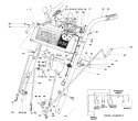 Handle Assembly Diagram and Parts List for 38080 1000001-1999999 - 1981 Toro Snow Blower