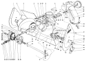 Auger Assembly Diagram and Parts List for 38080 1000001-1999999 - 1991 Toro Snow Blower