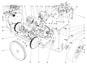 Traction Assembly Diagram and Parts List for 38080 1000001-1999999 - 1991 Toro Snow Blower