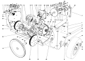 Traction Assembly Diagram and Parts List for 38080 2000001-2999999 - 1992 Toro Snow Blower
