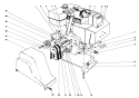 Engine Assembly Diagram and Parts List for 38080 2000001-2999999 - 1992 Toro Snow Blower