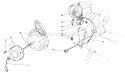 Light Kit Diagram and Parts List for 38080 2000001-2999999 - 1992 Toro Snow Blower