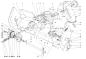 Auger Assembly Diagram and Parts List for 38080 3900001-3999999 - 1993 Toro Snow Blower