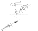Electric Starter Diagram and Parts List for 38080 3900001-3999999 - 1993 Toro Snow Blower