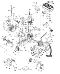 Page D Diagram and Parts List for 38080 4000001-4999999 - 1984 Toro Snow Blower