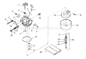 Carburetor Diagram and Parts List for 38080 6000001-6999999 - 1986 Toro Snow Blower