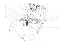 Engine Assembly Diagram and Parts List for 38080 6000001-6999999 - 1986 Toro Snow Blower