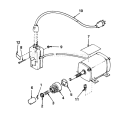Starter Motor Diagram and Parts List for 38080 9000001-9999999 - 1979 Toro Snow Blower