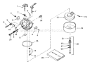 Carburetor Diagram and Parts List for 38080 9000001-9999999 - 1979 Toro Snow Blower
