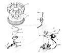 Magneto Diagram and Parts List for 38080 9000001-9999999 - 1979 Toro Snow Blower