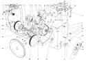 Traction Assembly Diagram and Parts List for 38080 9000001-9999999 - 1989 Toro Snow Blower