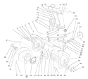Auger And Housing Assembly Diagram and Parts List for 38084 7900001-7999999 - 1997 Toro Snow Blower