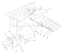 Upper Traction Assembly Diagram and Parts List for 38084 7900001-7999999 - 1997 Toro Snow Blower