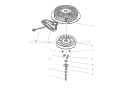 Recoil Starter Diagram and Parts List for 38083 8900001-8999999 - 1998 Toro Snow Blower